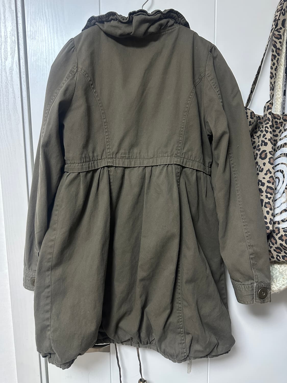 Sorridere 카키색 빈티지 모리 야상 점퍼 상품이미지2