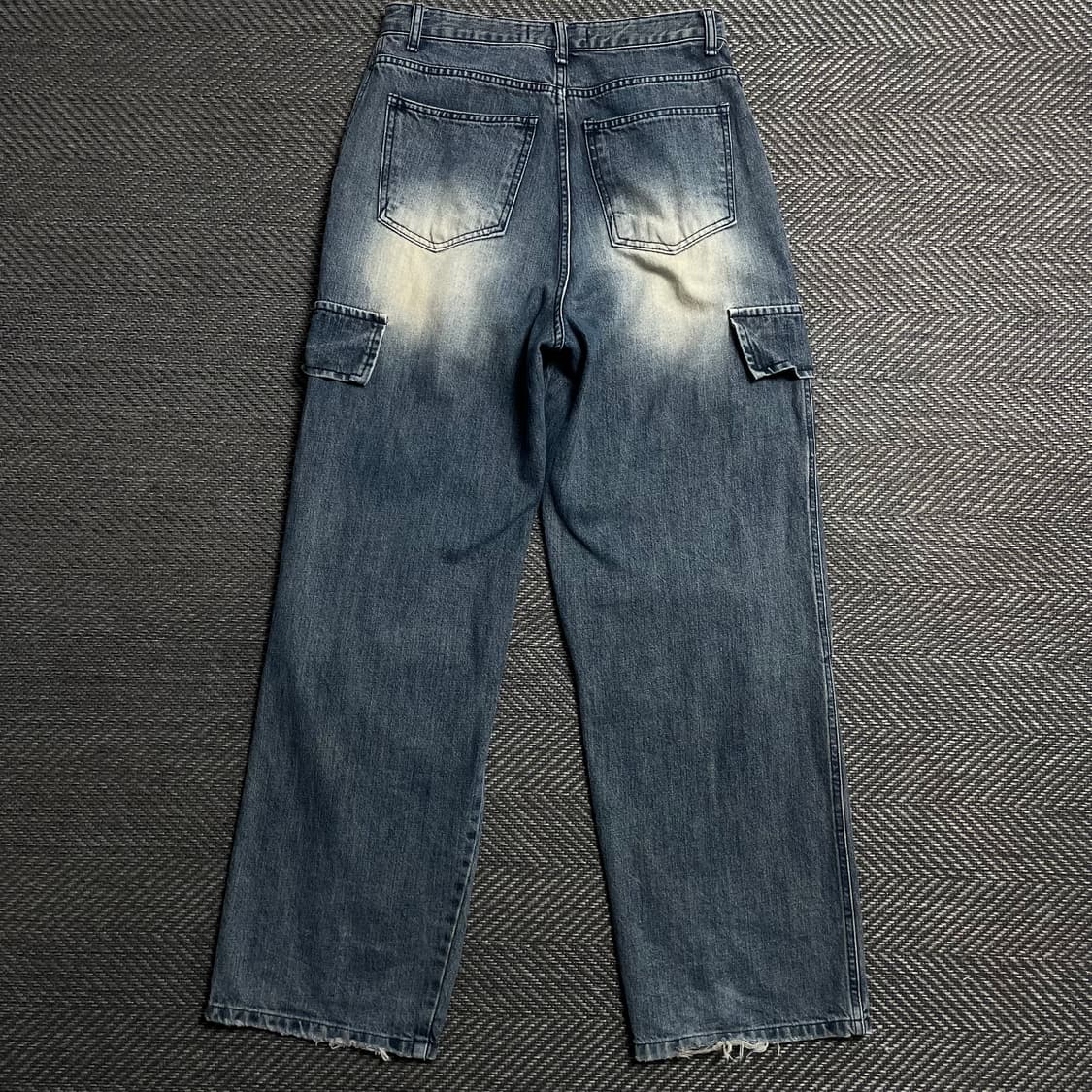 GO JEANS 빈티지 워싱 카고 데님 팬츠o 5460 상품이미지4