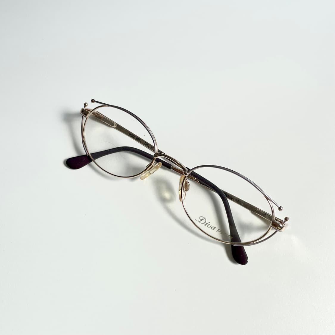 DIVA 이태리의 하우스브랜드 디바 사의 빈티지 안경 상품이미지1