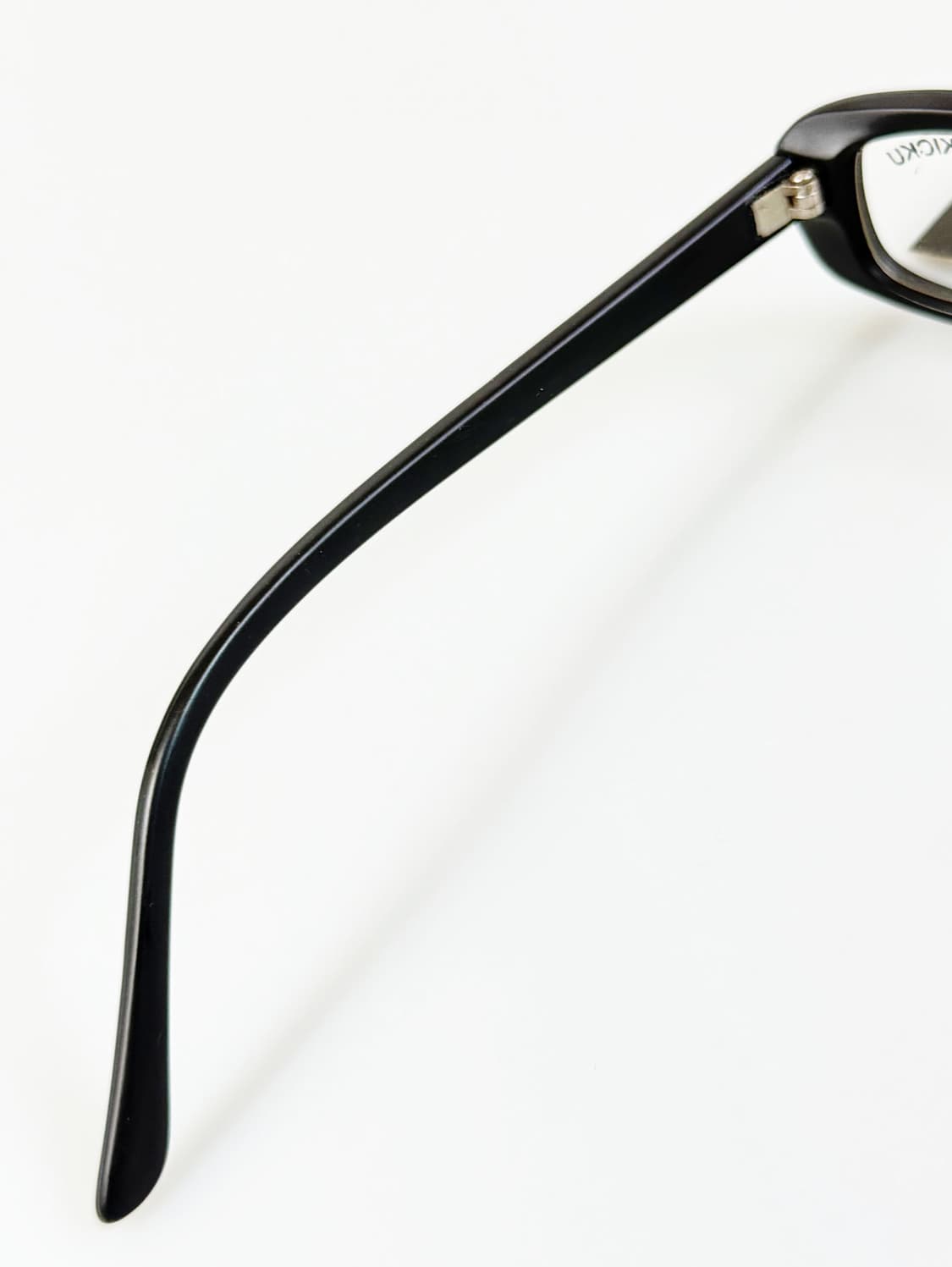 90s KICKU JAPAN 맷블랙 뿔테 스퀘어 빈티지 안경 상품이미지7
