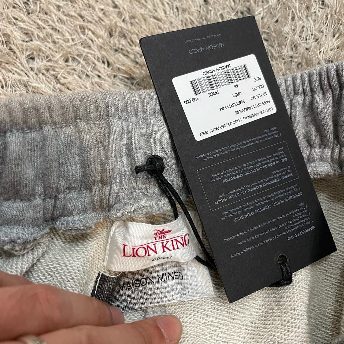 메종미네드 디즈니 라이온킹 조거팬츠 상품이미지7