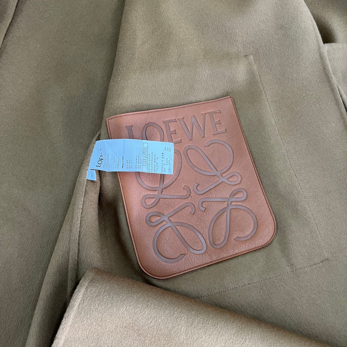 로에베 우먼 캐시미어 블렌드 후드 로브 코트 XS  상품이미지6