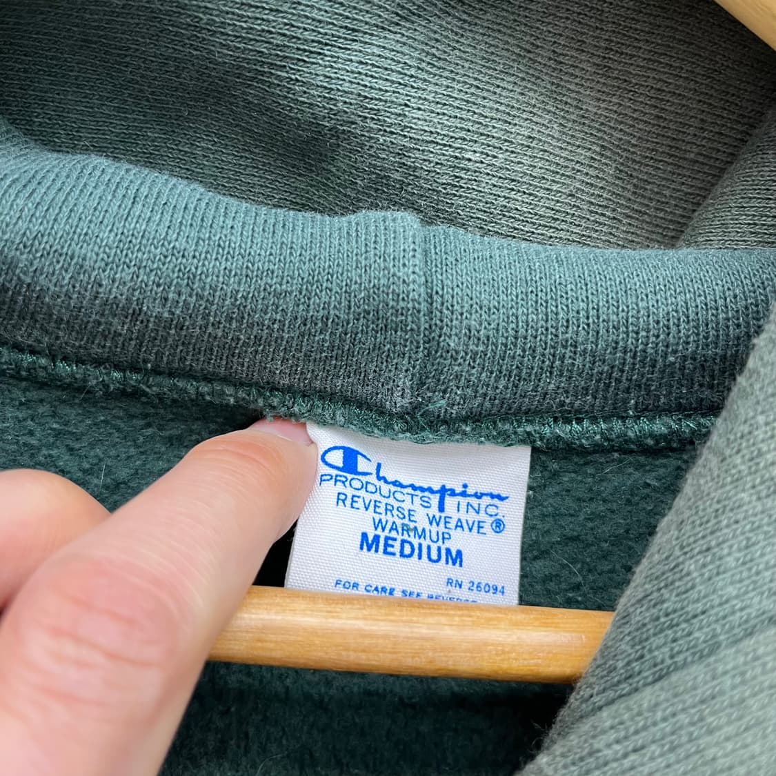 [M] 챔피온XMilkFED 로고 리버스위브 후드티 상품이미지9