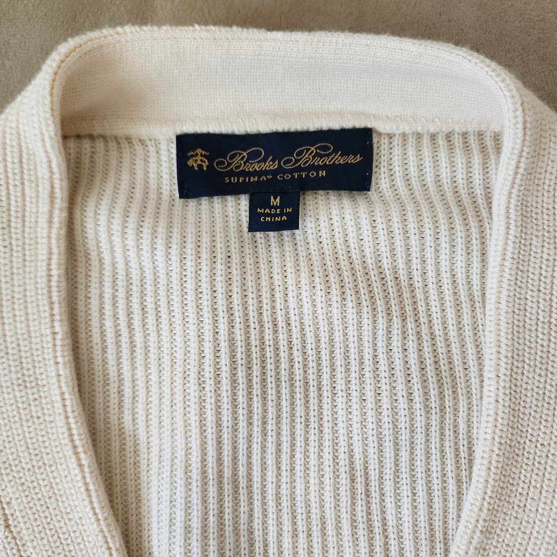 Brooks Brothers  브룩스 브라더스 라이트 베이지 가디건 M 상품이미지6