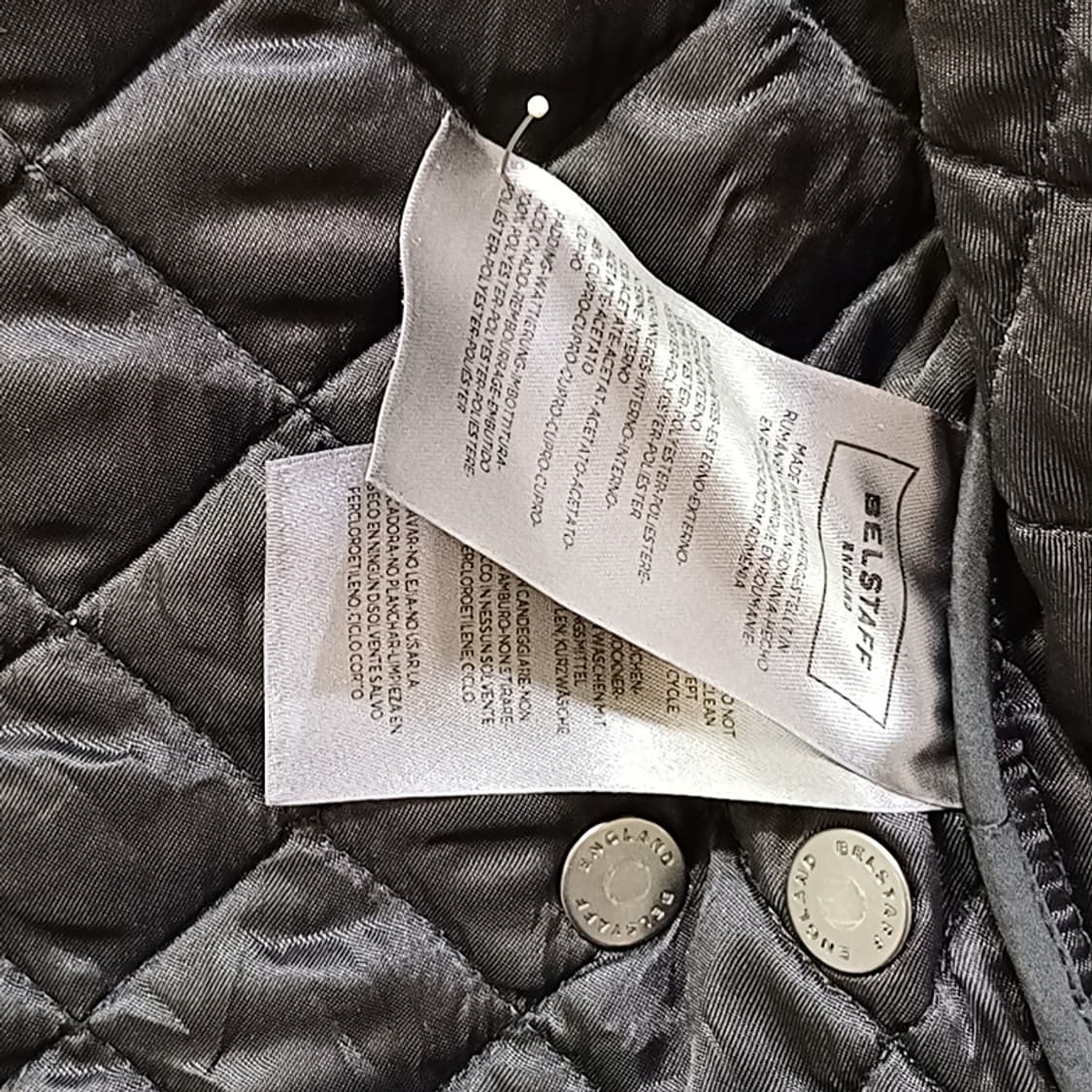 정품 벨스타프 남성 경량 퀼팅 패딩 조끼 L 블랙 사랑봉봉 상품이미지4