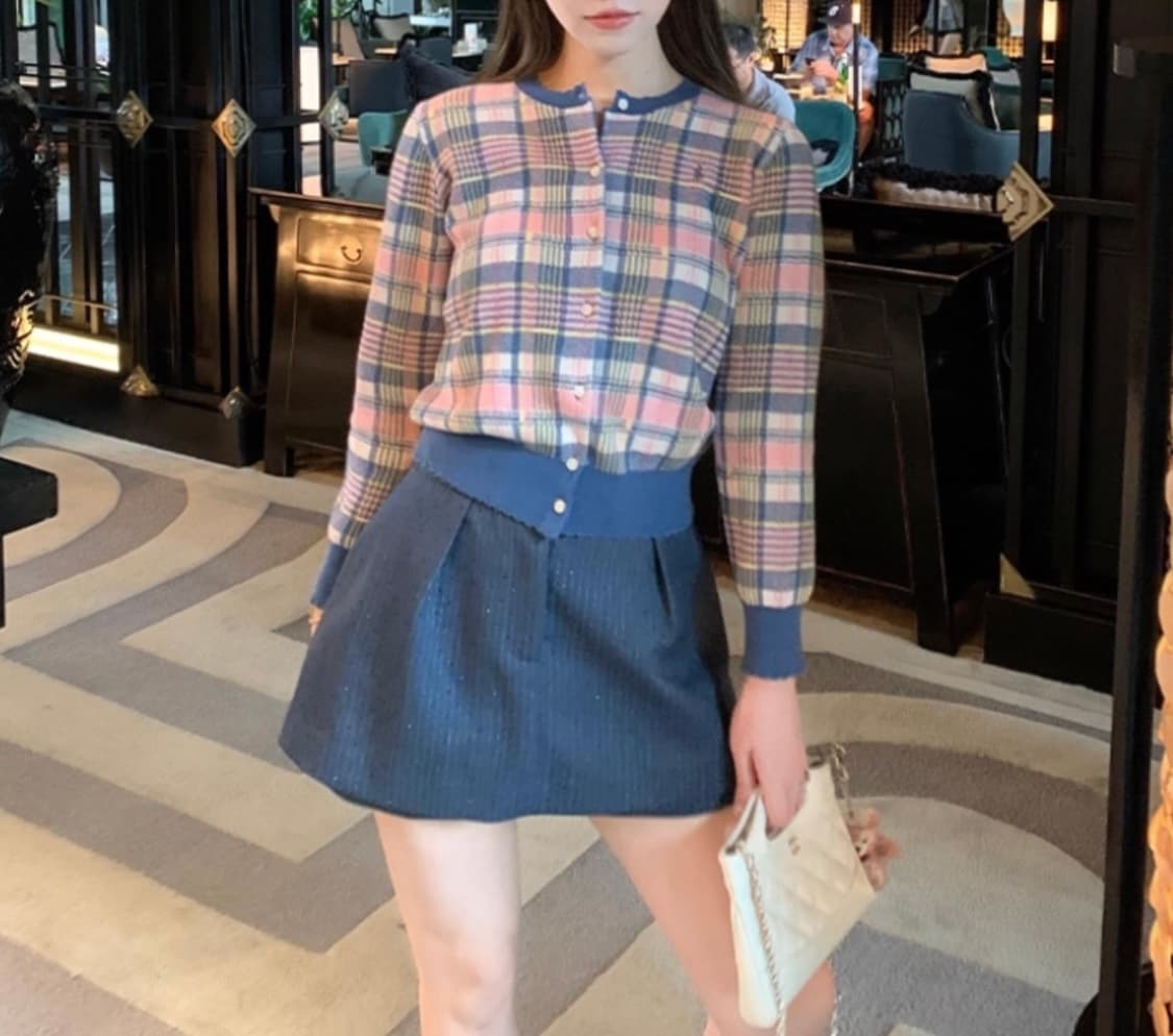 폴로랄프로렌 깅엄 체크 가디건XL 미착용새상품 (정품인증) 상품이미지5