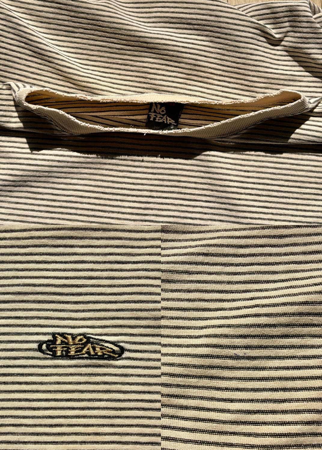 노피어 90s 스트라이프 빈티지 롱슬리브 티셔츠  상품이미지5