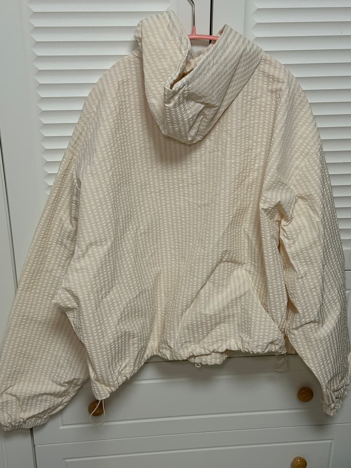 남녀공용 아이보리 바람막이 상품이미지2