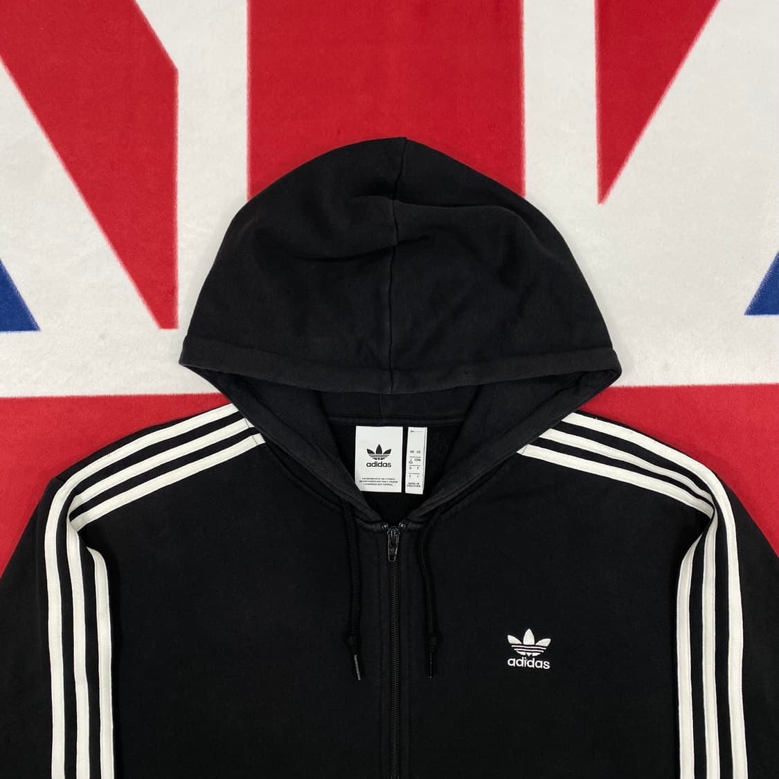 아디다스 후드집업 실측 XL  상품이미지3