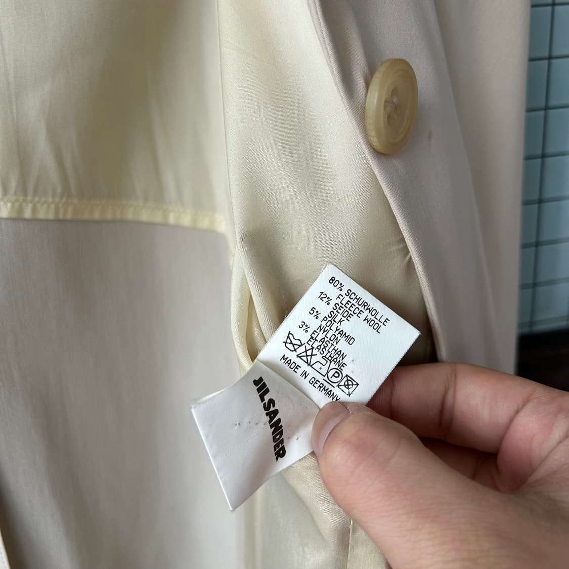 90s 질 샌더 울 실크 블레이저 상품이미지8