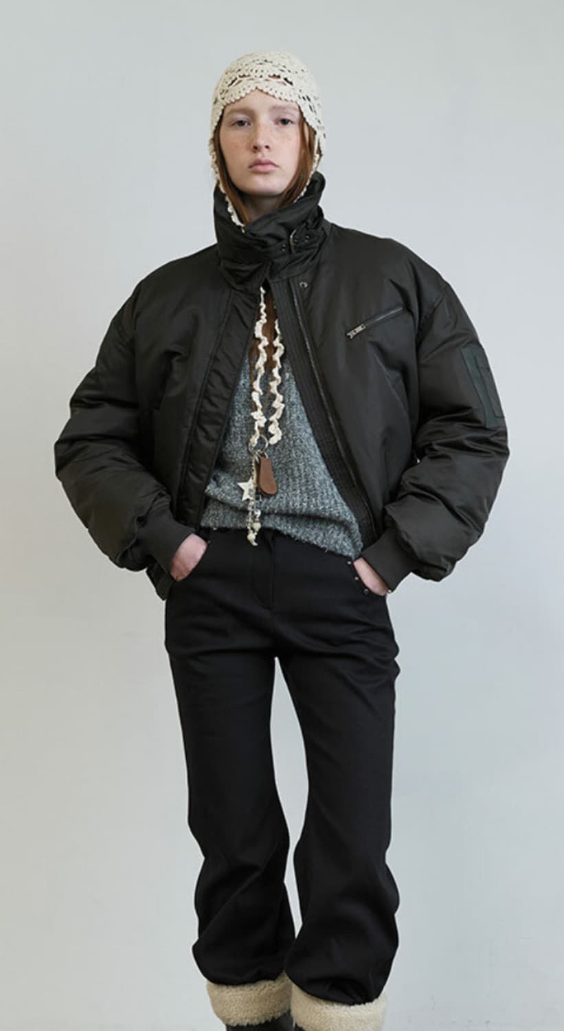 레이브 투웨이 포켓 크롭 점퍼 (봄버/공항점퍼) 상품이미지1