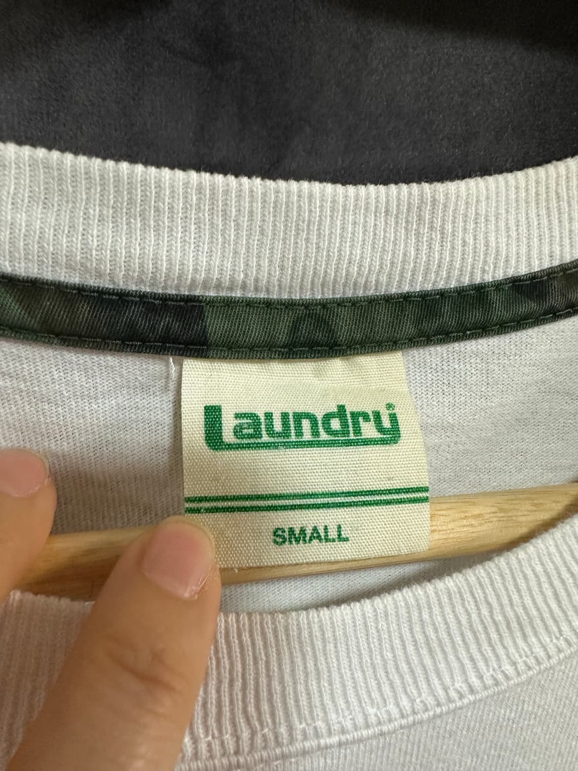 런드리 Laundry 카모 포켓 반팔 티셔츠 S~M 상품이미지5