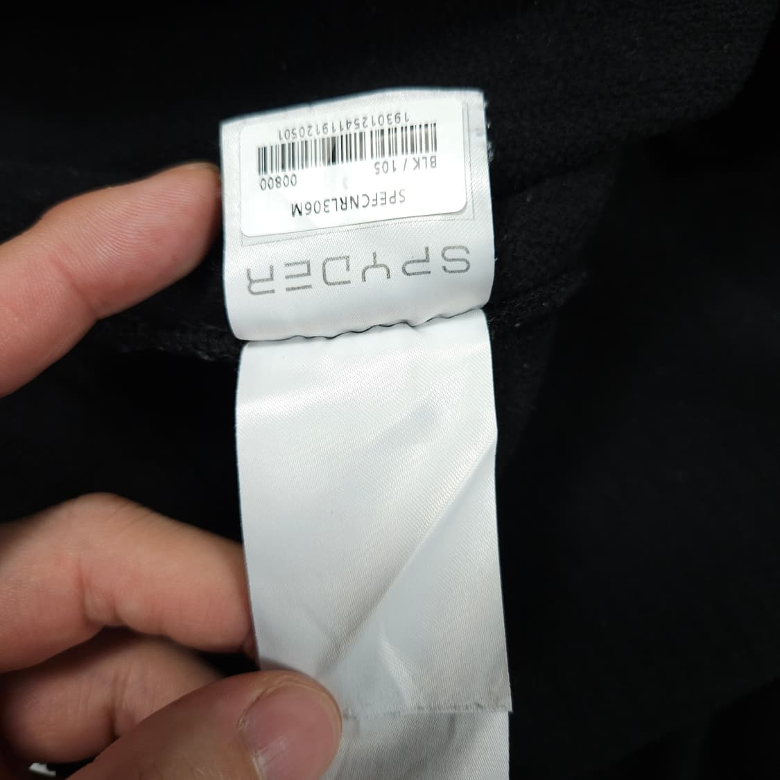 스파이더 맨투맨 블랙 상품이미지5