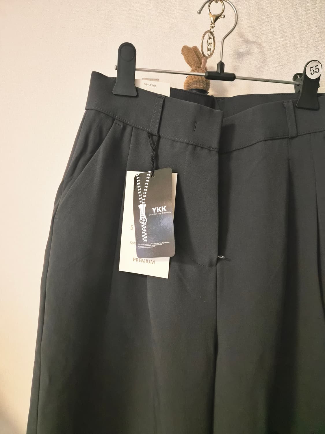 새상품 핏 예쁜 와이드 슬랙스 (링클프리/스판/상태 최상) 상품이미지4