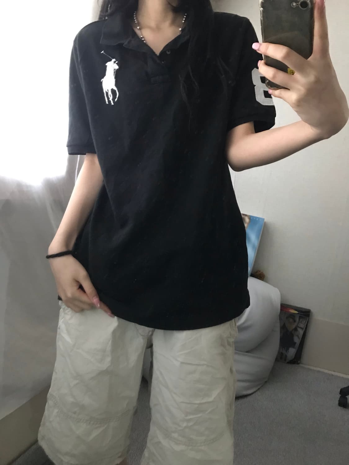 폴로 블랙 빅포니 반팔티셔츠 상품이미지5