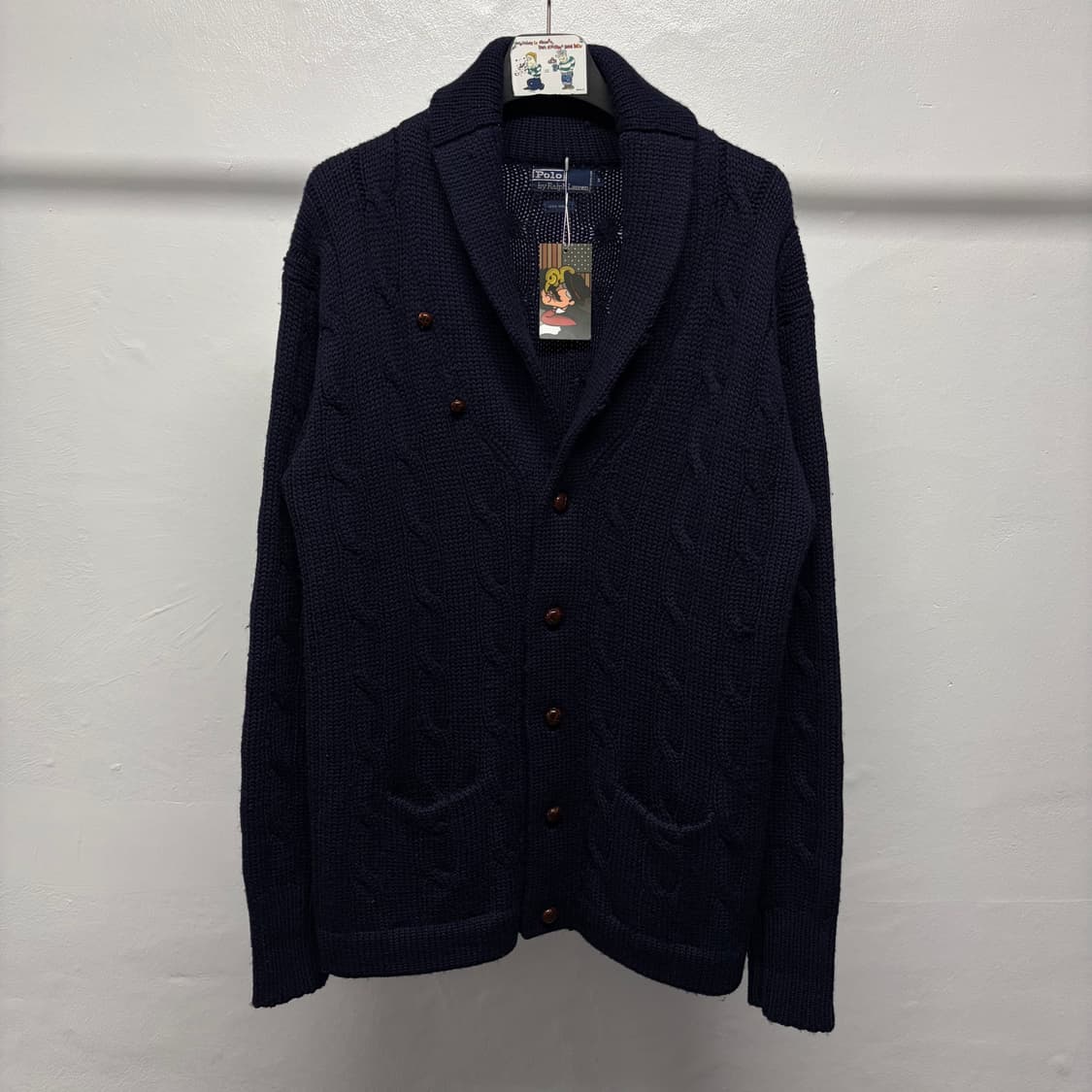 폴로 랄프로렌 울 숄카라 가디건 상품이미지1