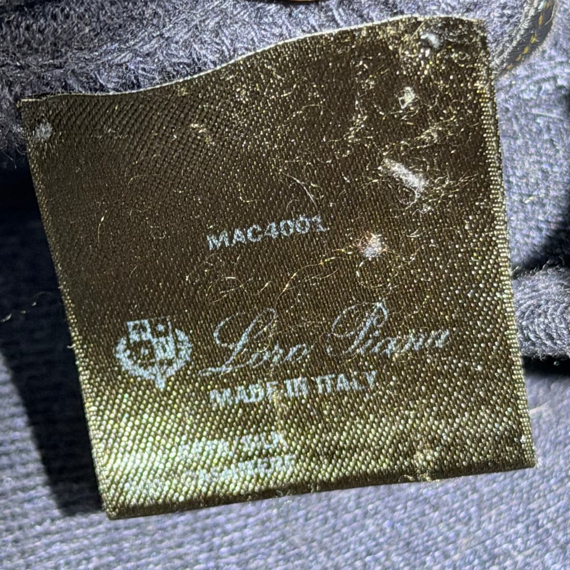 (A+/M) / 로로피아나 실크 캐시미어 네이비 후드집업 팬츠 셋업 상품이미지10