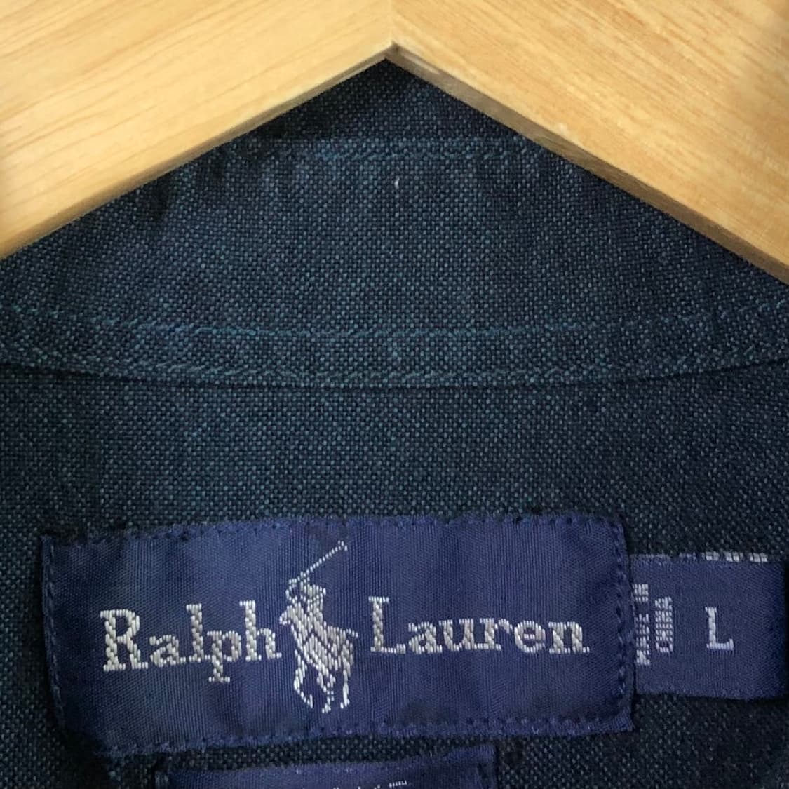 L 폴로 솔리드코튼 셔츠 상품이미지3