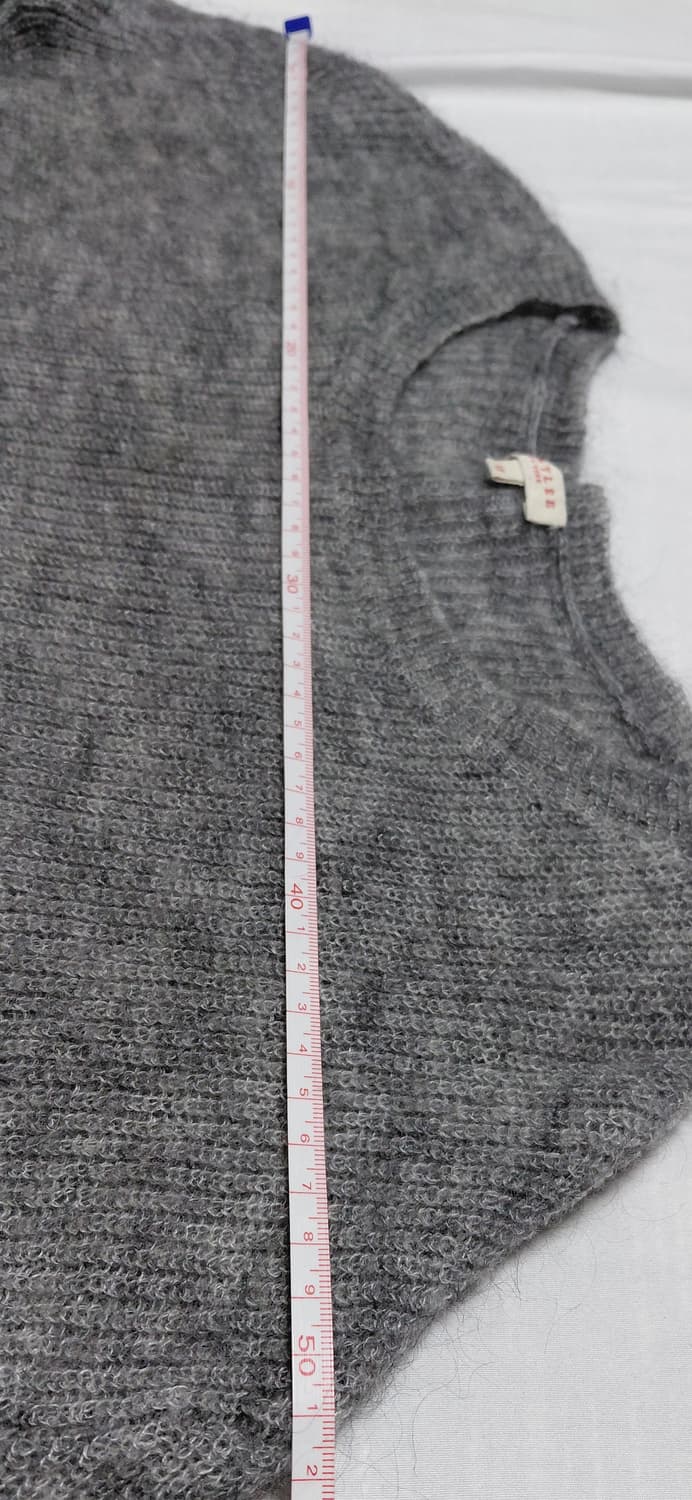 [정품] DEMYLEE 차콜그레이 모헤어 혼방 루즈핏 니트 (XS) 상품이미지7