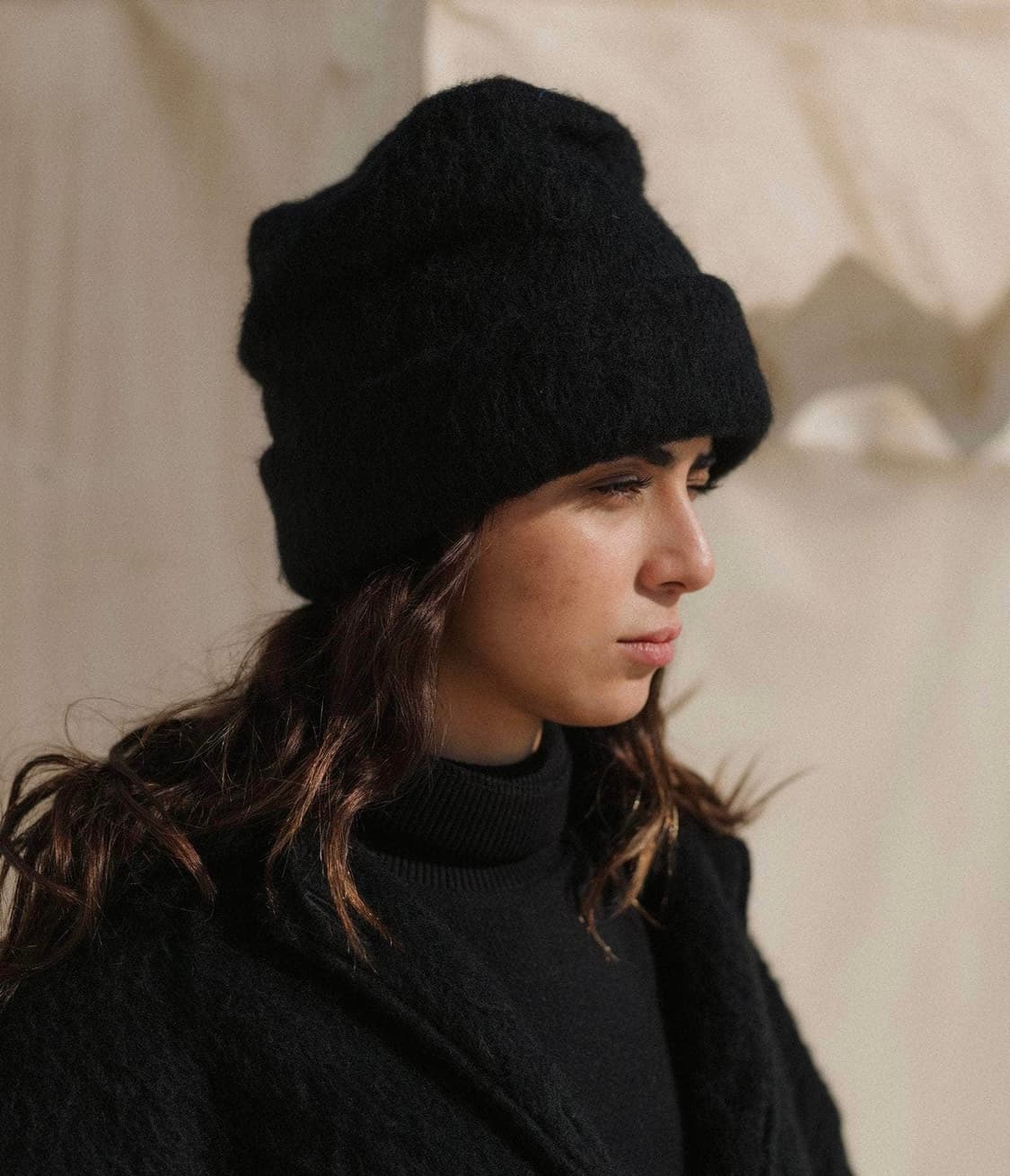 베이스레인지 25fw Ser 울 비니/블랙 상품이미지1