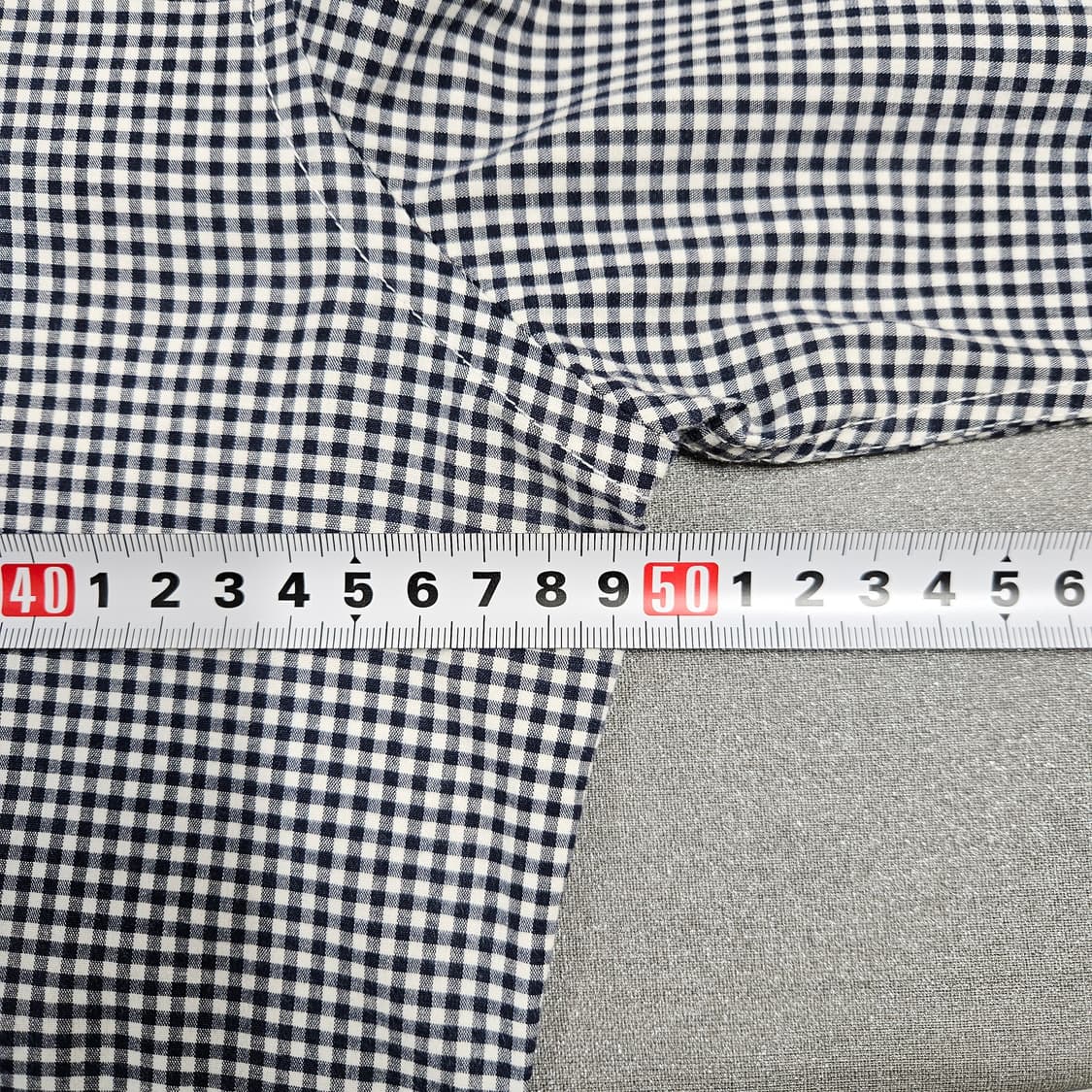 95 라코스테 네이비 깅엄체크 셔츠 상품이미지5