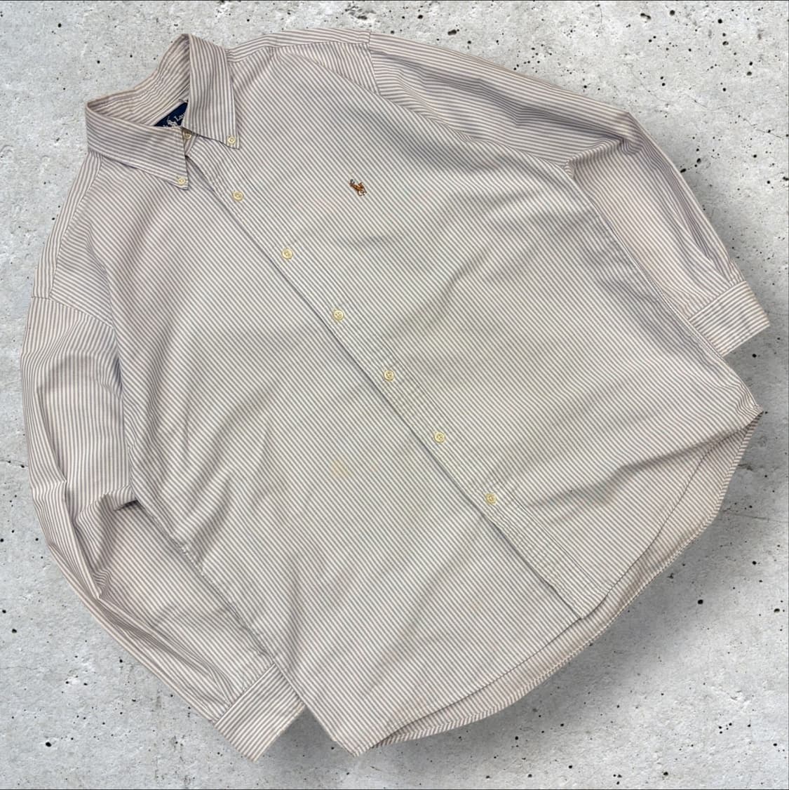 [M] 폴로 랄프로렌 스트라이프 긴팔 셔츠 B574 상품이미지1