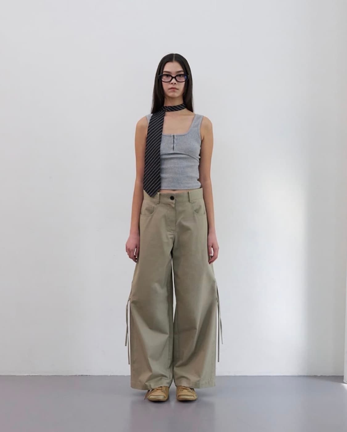 LCDC Bustier Detail Tank Top 엘씨디씨 탱크탑 나시 상품이미지2