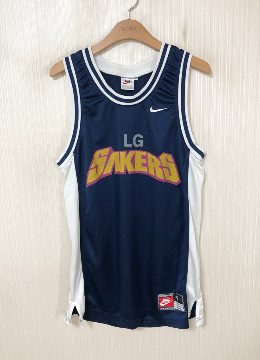 KBL 나이키 창원 LG세이커스 올드유니폼/져지 S 상품이미지1