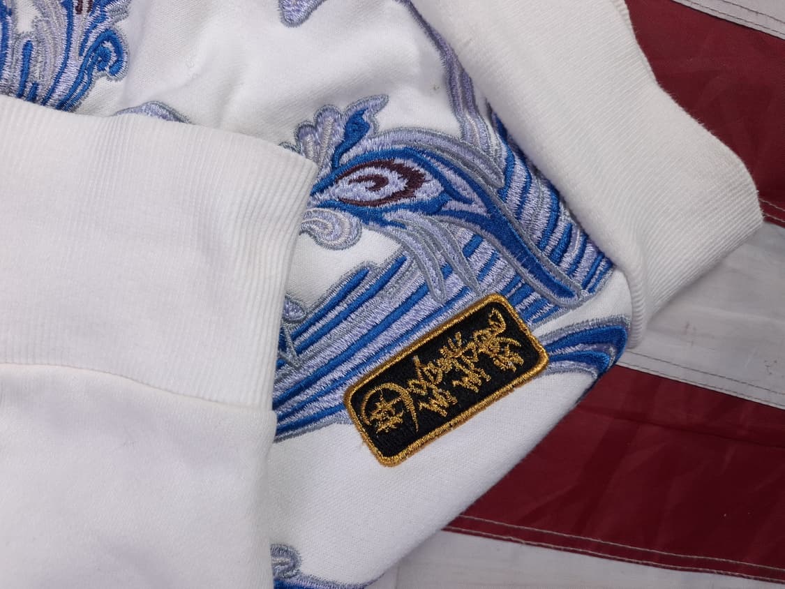 오리지날 카라쿠리 타마시 자수 봉황 오리엔탈 후드자켓 상품이미지2