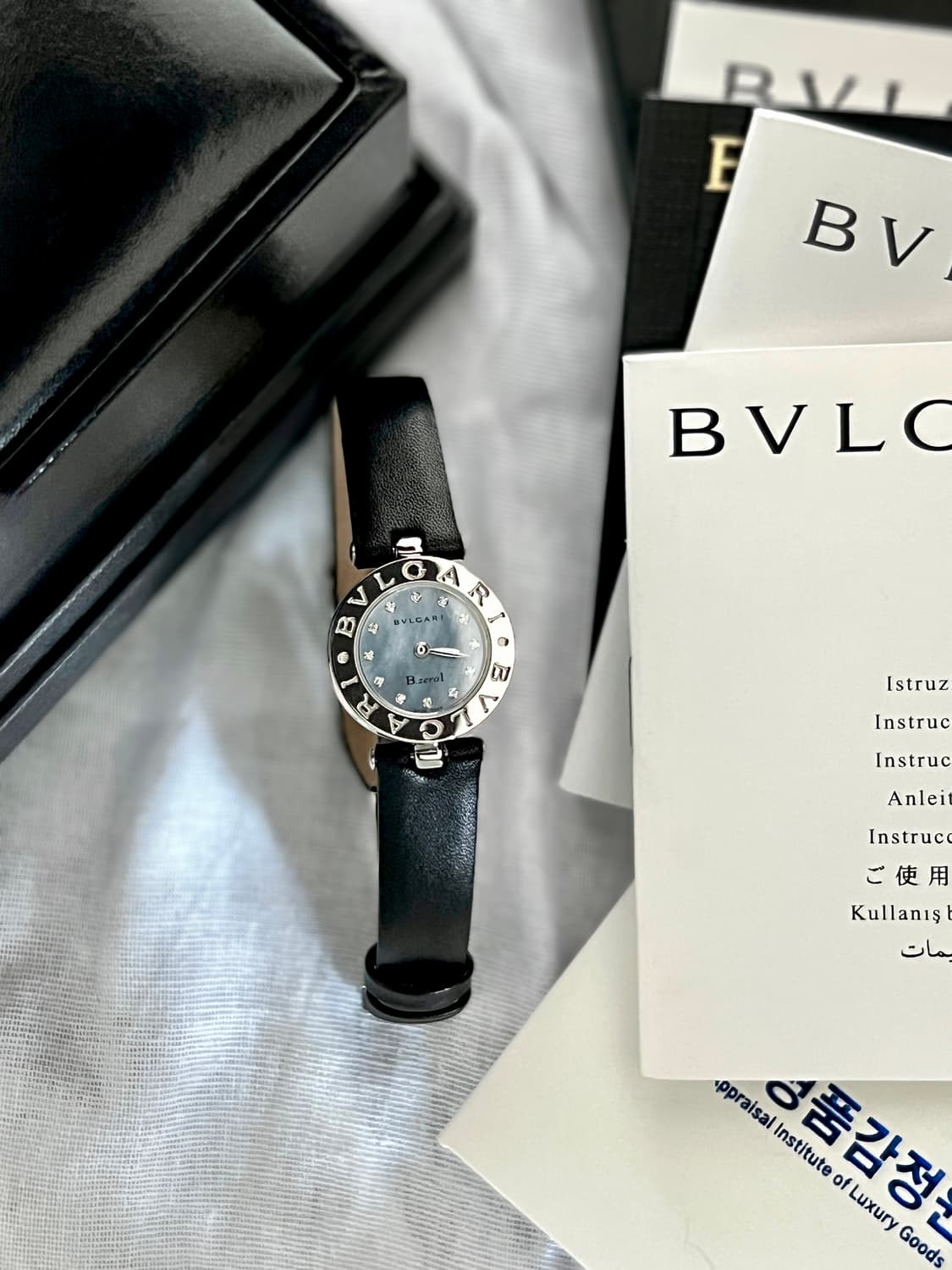 불가리 비제로원 시계 (쉘다이얼,12p다이아) / 정품감정, 케어 상품이미지9
