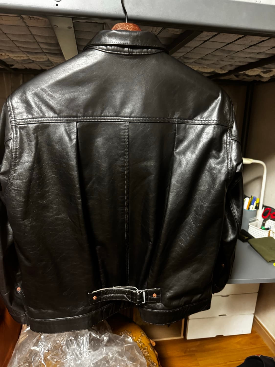 아웃스탠딩 차심 티코어 대전판 1세대 가죽자켓 S 새상품 상품이미지2