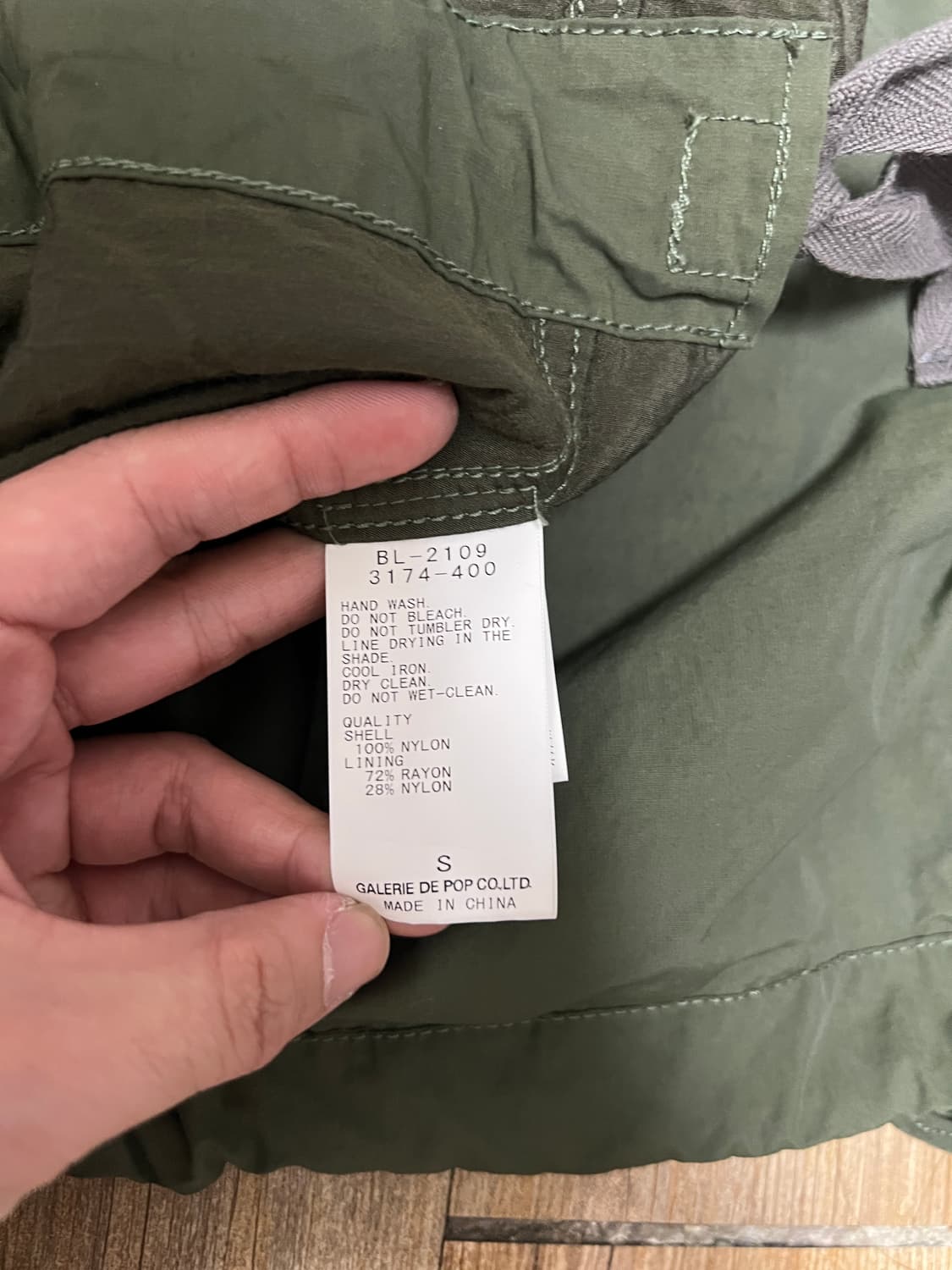 택포22) 샤쥬 드 크레 x 빔즈 플러스 M65 숏 자켓 상품이미지5