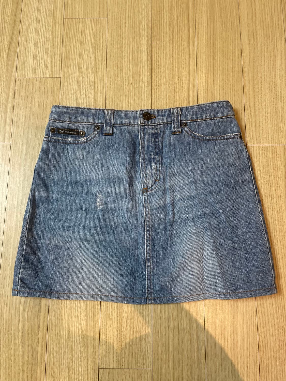 돌체앤가바나 D&G 데님 미니스커트 상품이미지3
