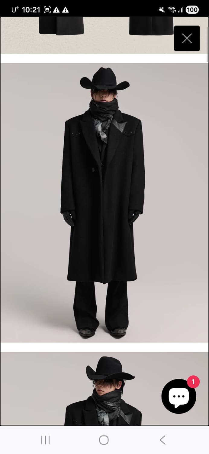 Dp paradis 24aw 뱀파이어 코트 L 상품이미지2