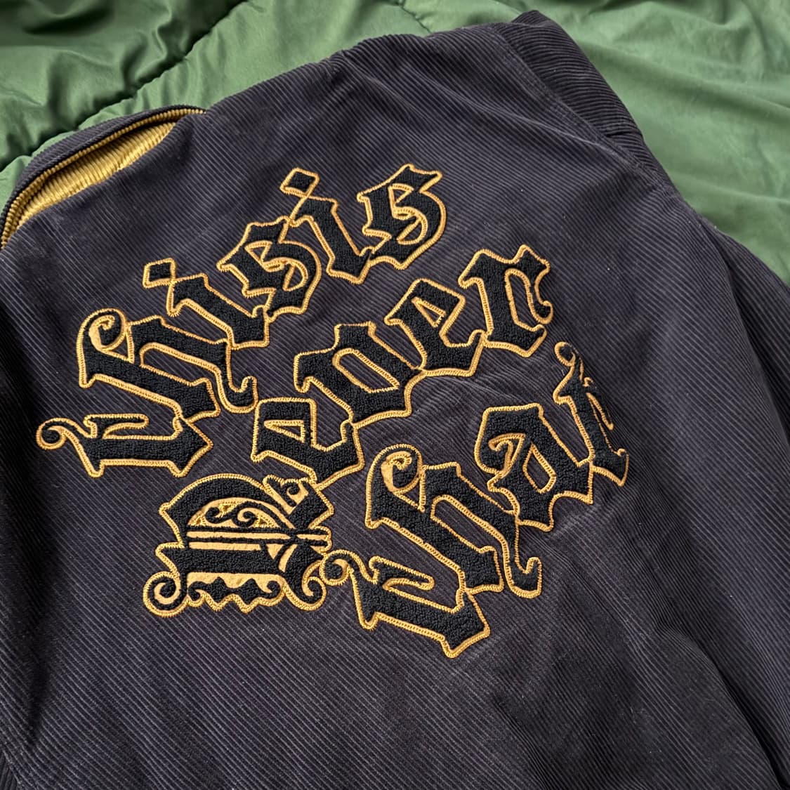 디스이즈네버댓 Fortuna 코듀로이 바시티 자켓 상품이미지4