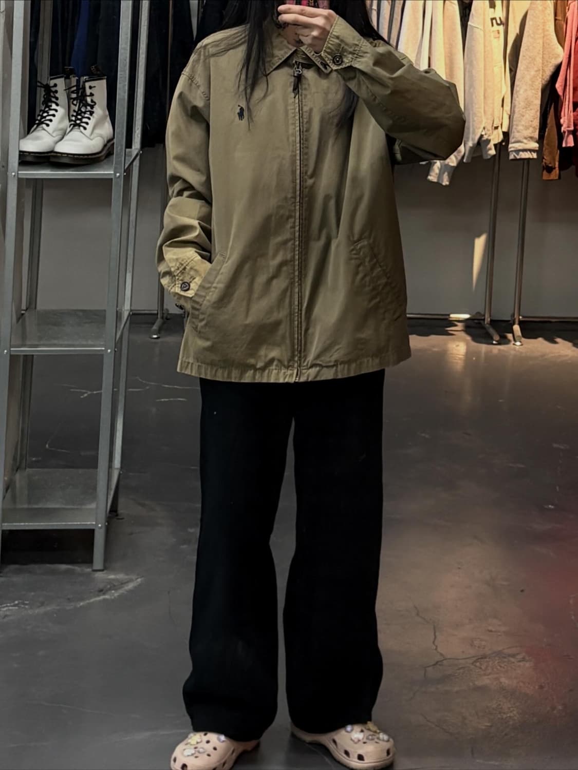 폴로랄프로렌 포니로고 코튼 블루종자켓 A3586 상품이미지1