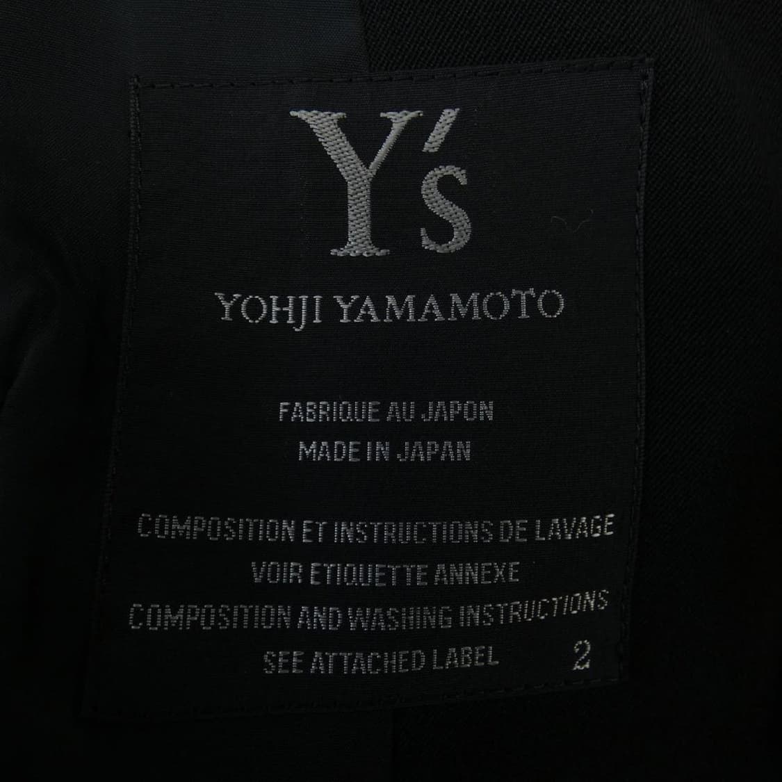 요지야마모토 아일렛 블레이저 상품이미지4