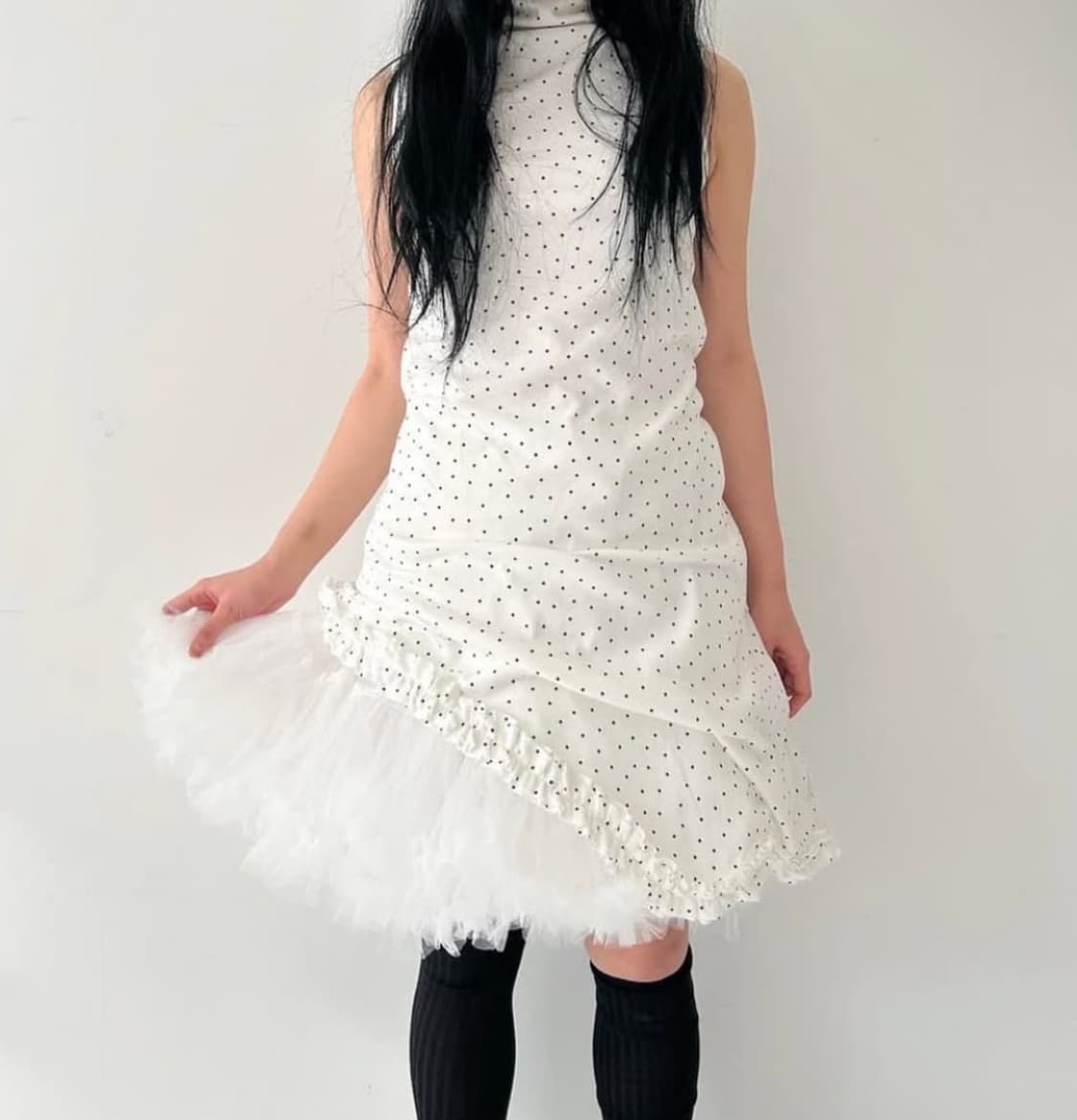 shop faerie tiny star turtle neck dress 상품이미지1
