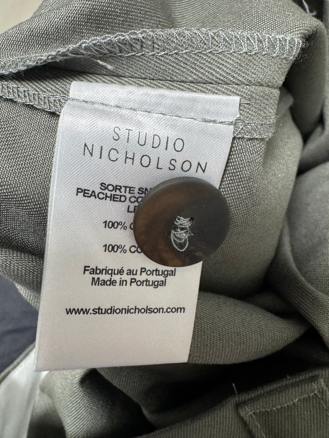 스튜디오 니콜슨 소르테 팬츠 Lead S 상품이미지5