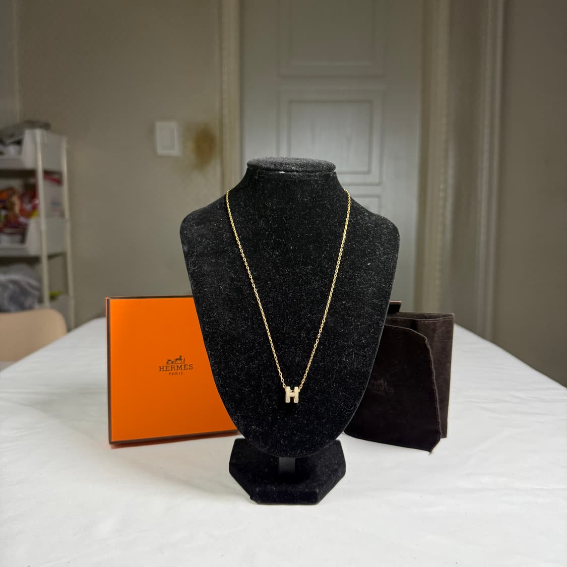 [21SS,풀구성] 에르메스 미니 팝아슈 펜던트 네크리스 목걸이 상품이미지1