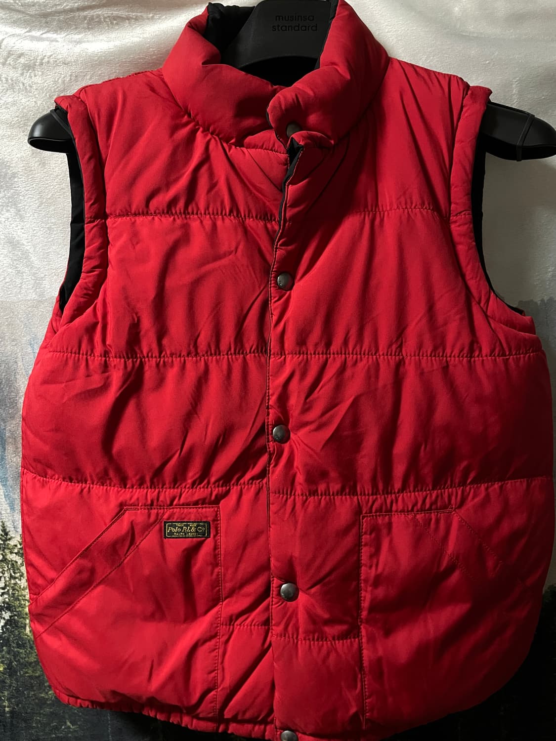 S~M 폴로 랄프로렌 리버시블 패딩 조끼 베스트 상품이미지5