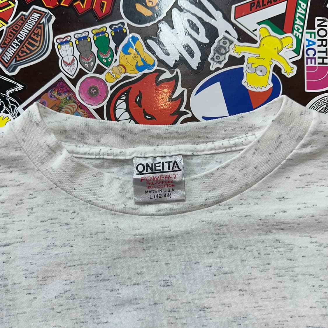 90s USA 오네이타 서핑 야만 빈티지 싱글스티치 티셔츠 L 상품이미지7