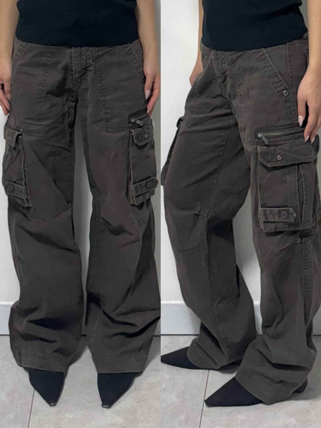 Brown cargo pants 상품이미지3