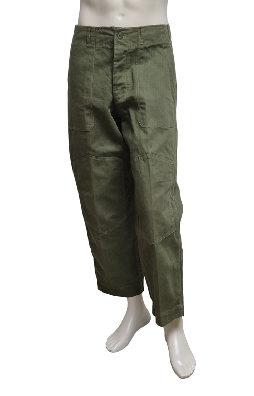 육군 구형 70s HBT 민무늬 전투복 바지 팬츠 하의 (M) 상품이미지1