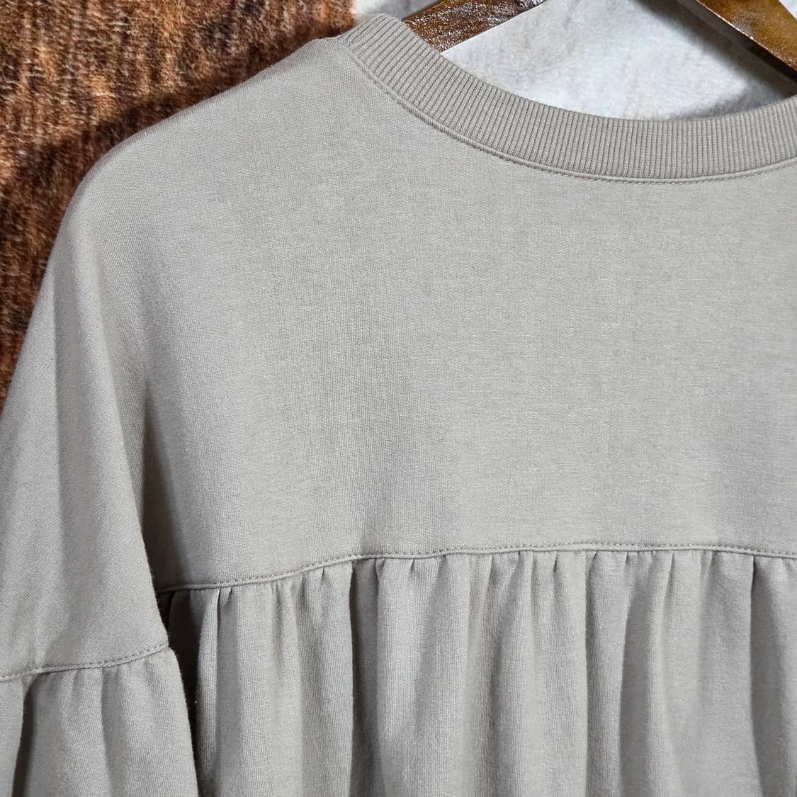 일본 빈티지 모리걸 셔링 롱슬리브 맨투맨 상품이미지5