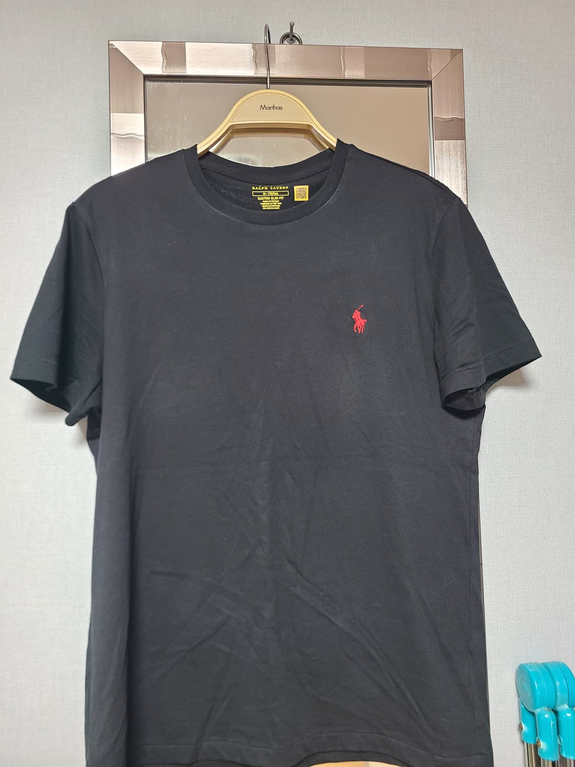 폴로 랄프로렌 블랙 티셔츠 판매합니다. 상품이미지1