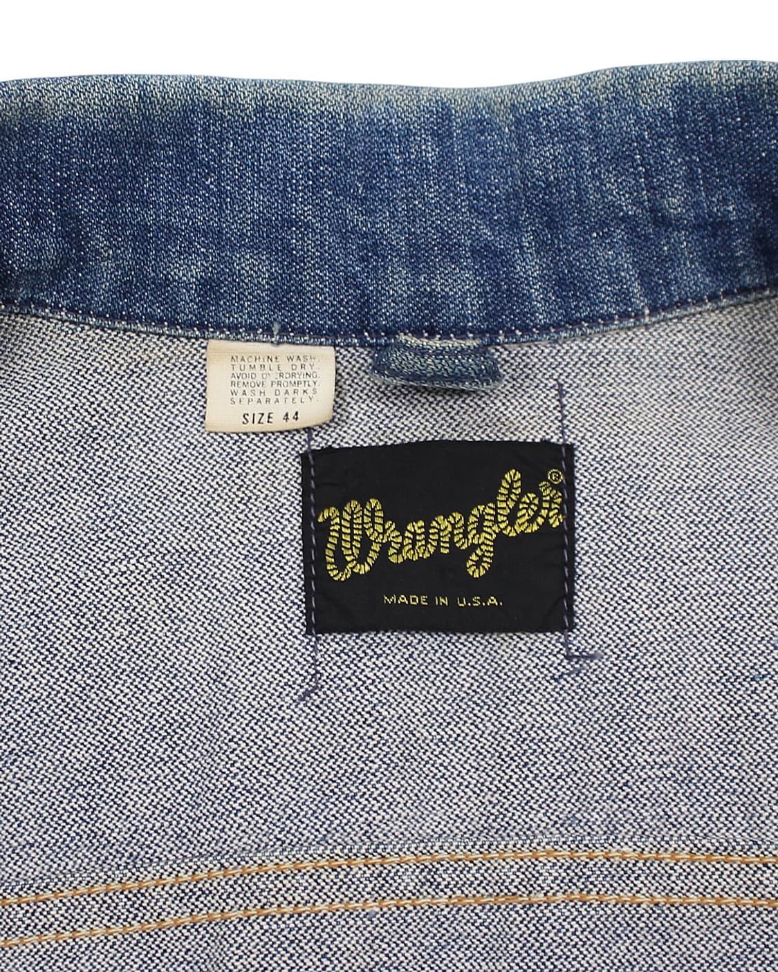 1970s USA 랭글러 127MJ 데님 자켓 빈티지 미국제 상품이미지5