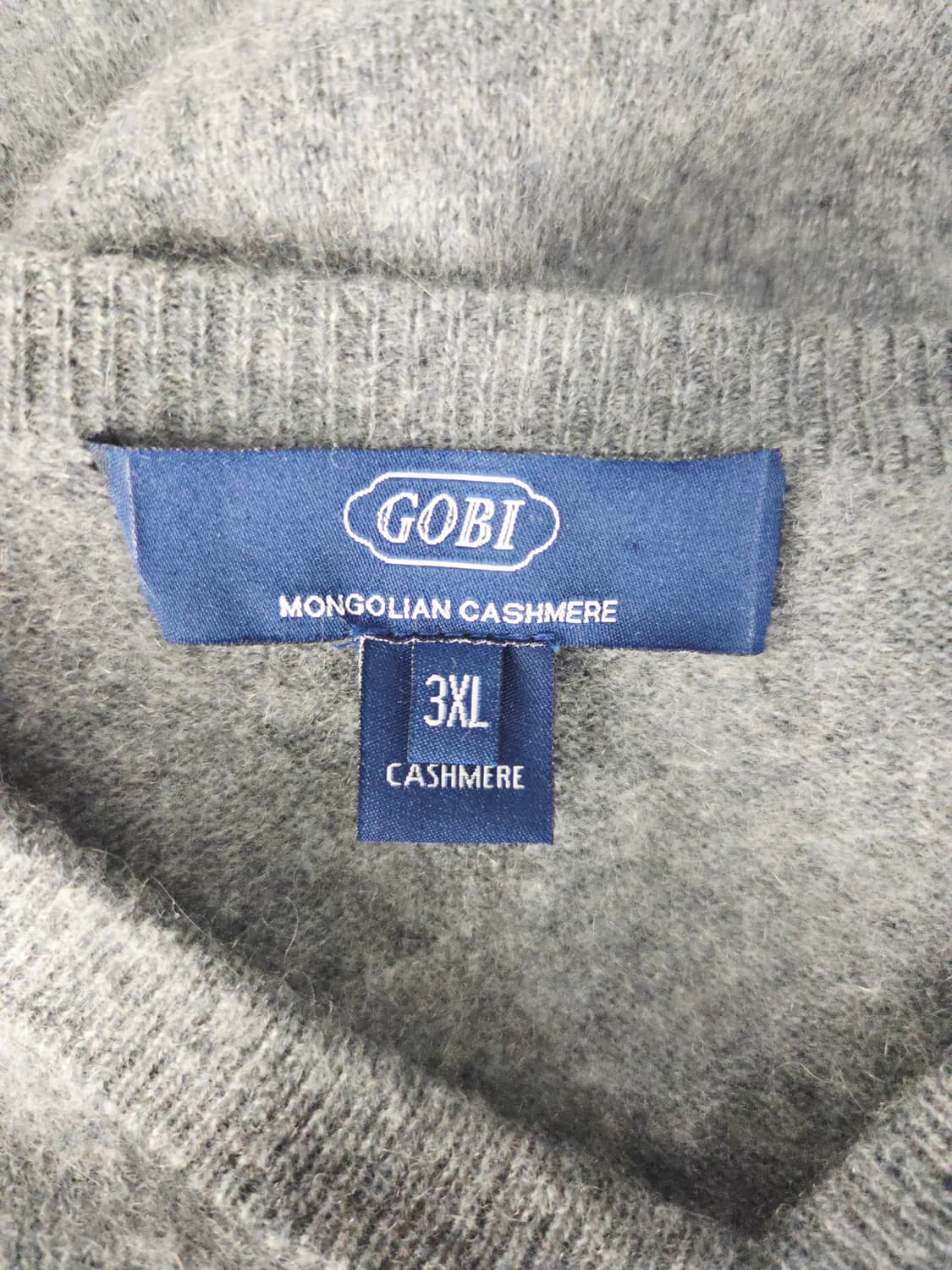 GOBI 고비 몽골리안 100% 캐시미어 브이넥 니트 상품이미지7