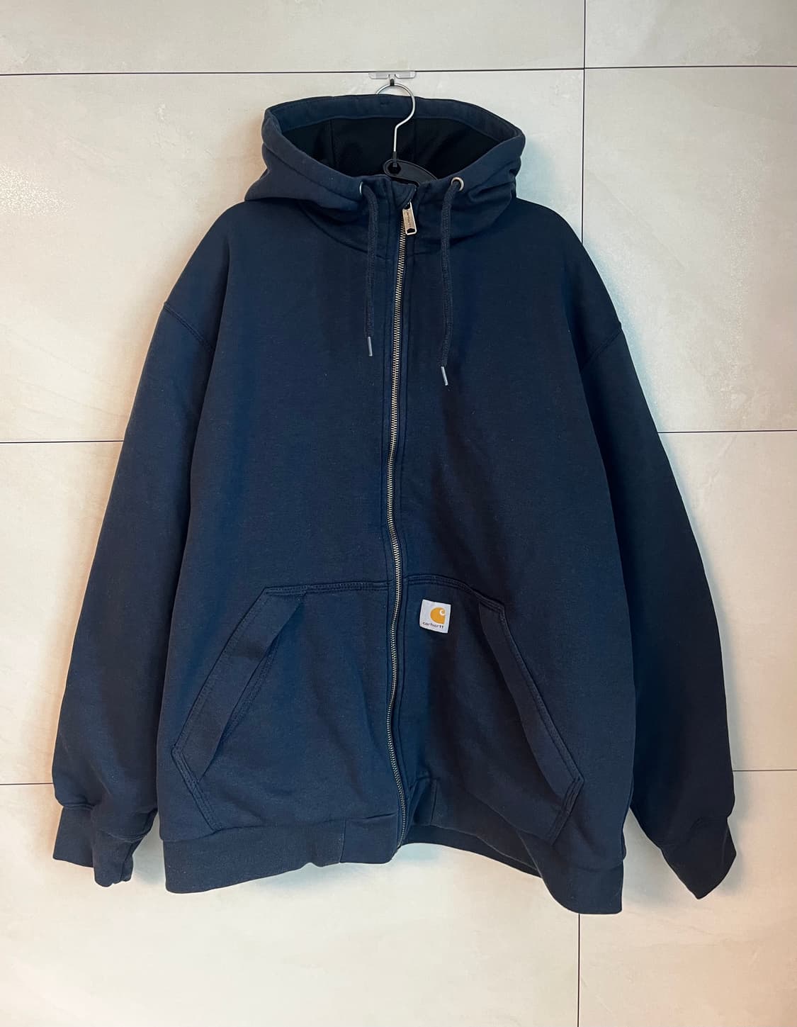 칼하트 루즈핏 후드집업 네이비 (L size) 상품이미지2