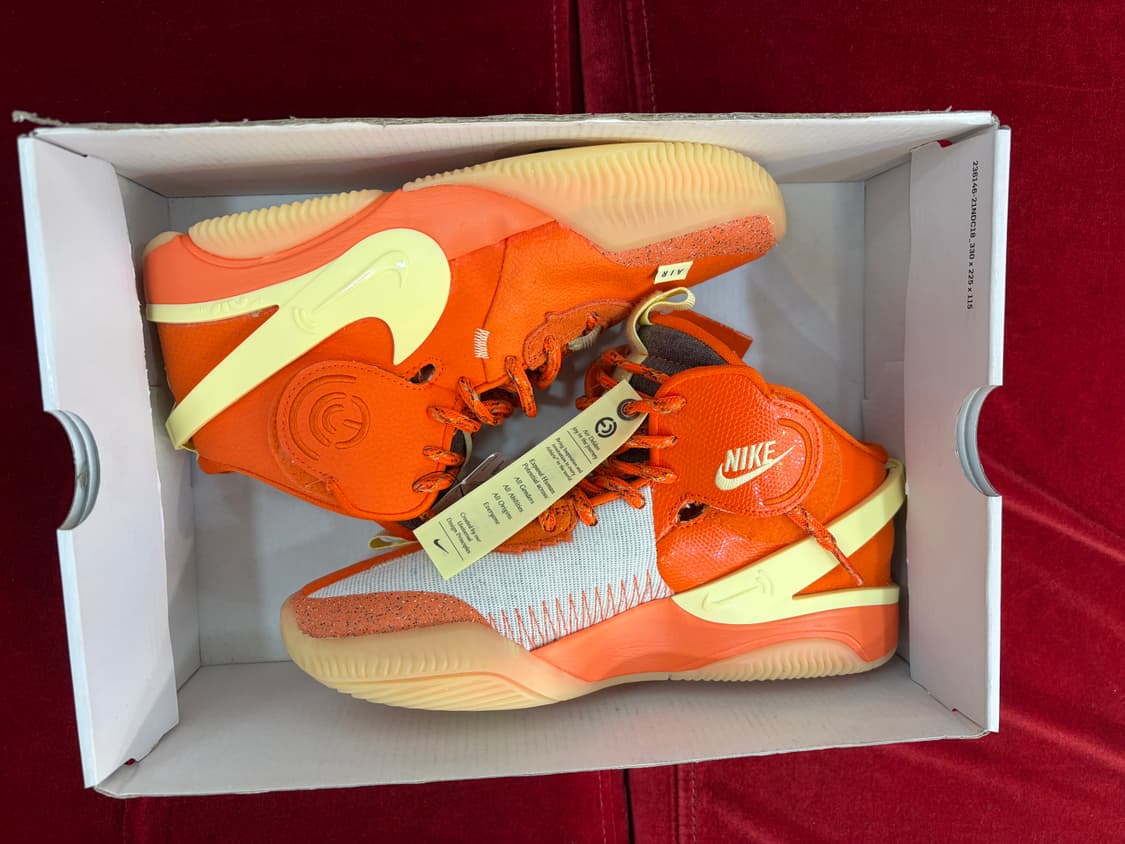 새상품 나이키 에어 델돈 후디 세이프티 오렌지 시트론 틴트 상품이미지2